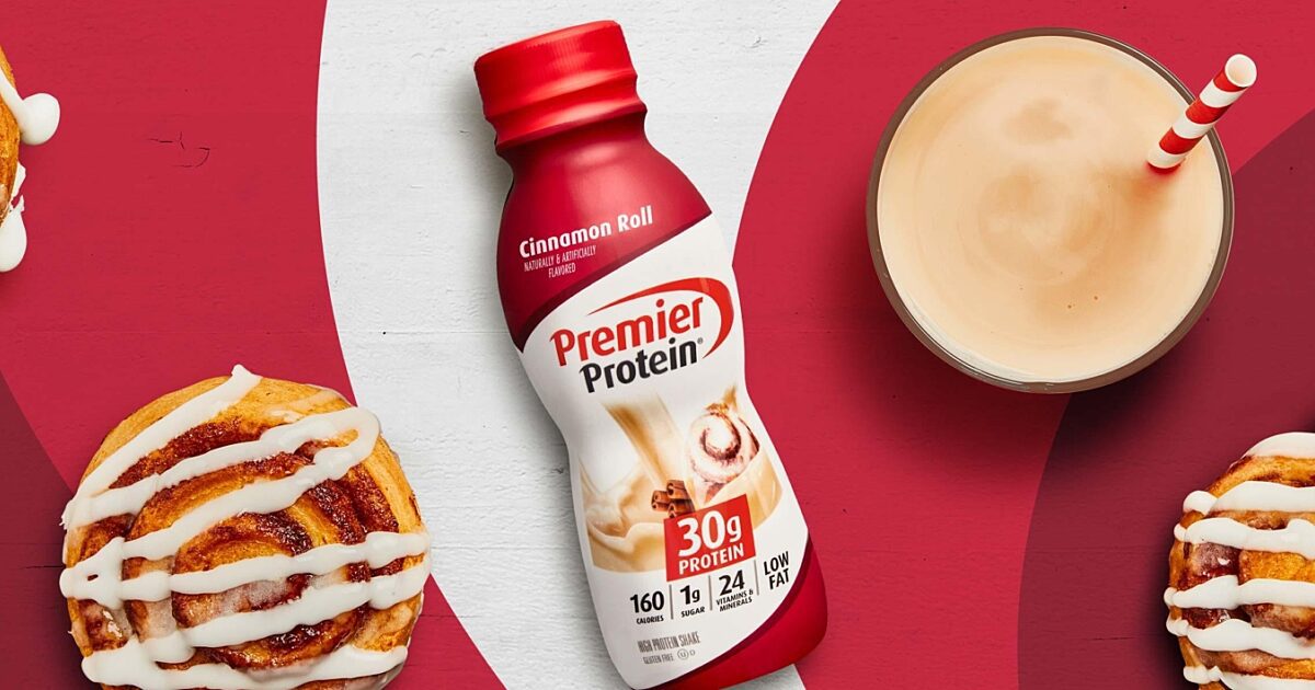 Premier Protein Cinnamon Roll Shake Giveaway
