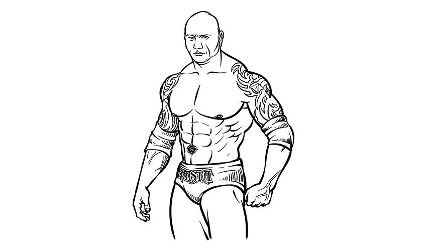 WWE Coloring Pages
